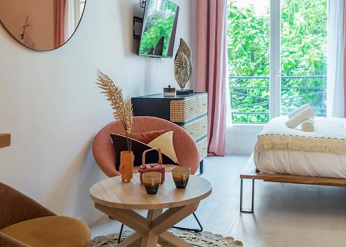 Apartament Pink & Wood Cocoon Paryż