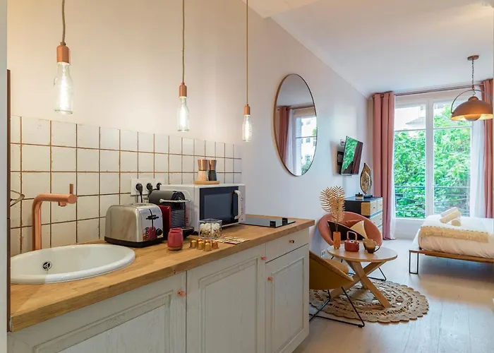 Apartament Pink & Wood Cocoon Paryż