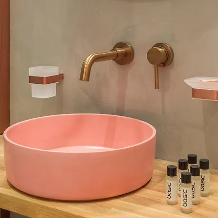Pink & Wood Cocoon Apartment